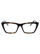 Saint Laurent Eyeglasses  Sl 737 Mica Thin Opt 002 Havana Havana Transpa 54/16/145