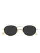 Saint Laurent Gold-Gold-Black Metal Sunglasses