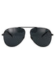 Saint Laurent Black-Black-Black Metal Sunglasses