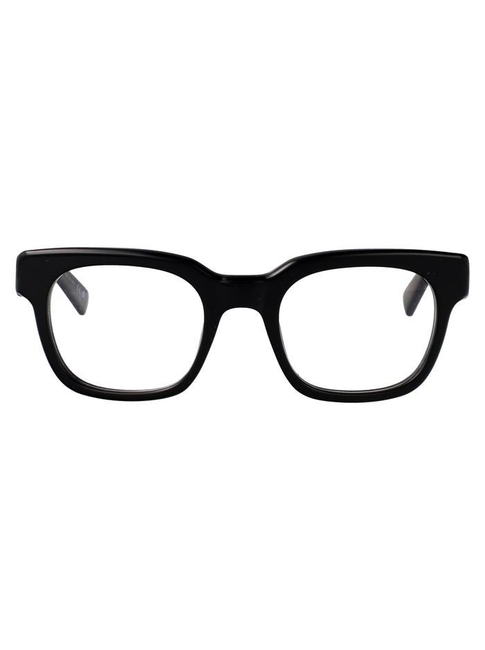 Saint Laurent Black-Black-Transparent Recycled Acetate Glasses