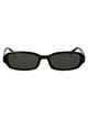 Saint Laurent Havana-Havana-Grey Acetate Sunglasses