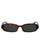 Saint Laurent Havana-Havana-Grey Acetate Sunglasses