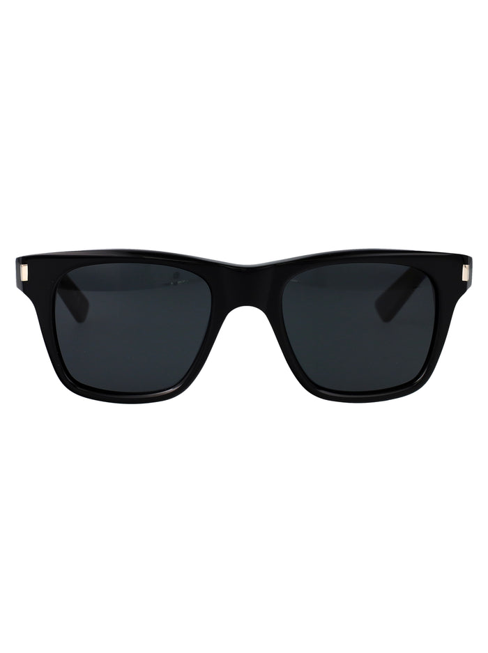 Saint Laurent Black-Black-Black Acetate Sunglasses