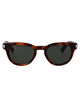 Saint Laurent Havana-Havana-Grey Acetate Sunglasses