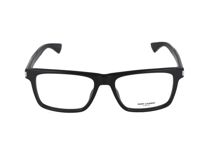 Saint Laurent Black-Crystal-Transparent Acetate Glasses