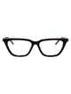 Saint Laurent Havana-Havana-Transparent Acetate Glasses