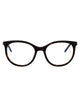 Saint Laurent Havana-Havana-Transparent Acetate Glasses