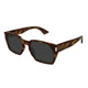 Saint Laurent Havana-Havana-Grey Acetate Sunglasses