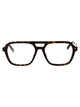 Saint Laurent Havana-Havana-Transparent Acetate Glasses