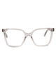 Saint Laurent Beige-Beige-Transparent Acetate Glasses