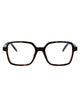 Saint Laurent Havana-Havana-Transparent Acetate Glasses