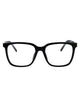 Saint Laurent Black-Black-Transparent Acetate Glasses