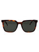 Saint Laurent Havana-Havana-Grey Recycled Acetate Sunglasses