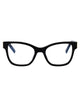 Saint Laurent Black-Black-Transparent Acetate Glasses