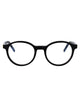 Saint Laurent Black-Black-Transparent Acetate Glasses