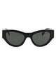 Saint Laurent Black-Black-Grey Acetate Sunglasses