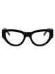 Saint Laurent Black-Black-Transparent Acetate Glasses