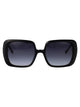 Yohji Yamamoto Matt Black Acetate Sunglasses