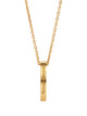 Maison Margiela Logo Ring Pendant Necklace