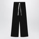 Max Mara S Black Wideleg Double Jersey Pants