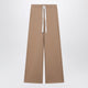 Max Mara S Camel Cotton Jersey Trousers