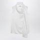 'S Max Mara White Silk Satin Top