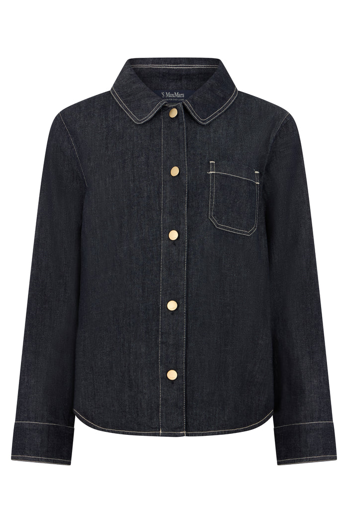 S Max Mara Classic Denim Shirt