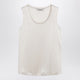 Max Mara S Ivory Satin Top