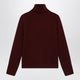 'S Max Mara Bordeaux Turtleneck Sweater In Wool And Cashmere