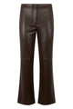 S Max Mara Flared Synthetic Leather Pants