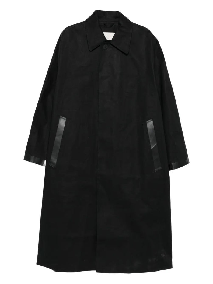 Studio Nicholson Ettrick Black Cotton Coat