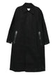 Studio Nicholson Ettrick Black Cotton Coat