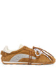 Dsquared2 Camel Leather Flat Shoes
