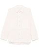 Iro Powder Pink Tweed Bouclé Construction Front Shirt