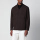 Zegna Brown Linen Overshirt