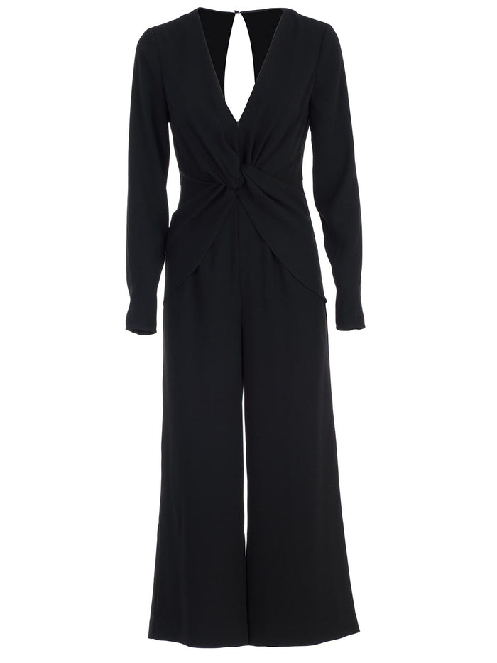 Self-Portrait Jumpsuit L/S V Neck