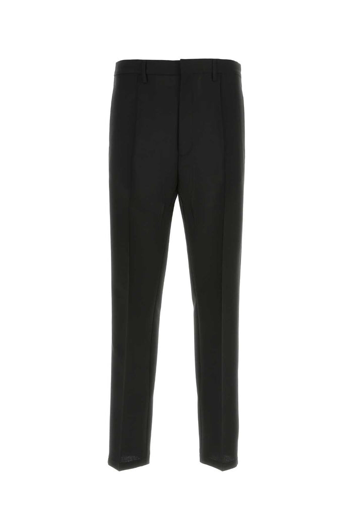 Prada Black Mohair Blend Pant