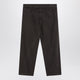 Prada Vintage-Effect Brown Cotton Trousers