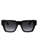 Philipp Plein Black Acetate Sunglasses