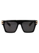 Philipp Plein Black Acetate Sunglasses