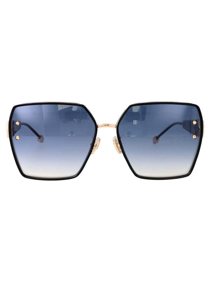 Philipp Plein Gold Metal Sunglasses