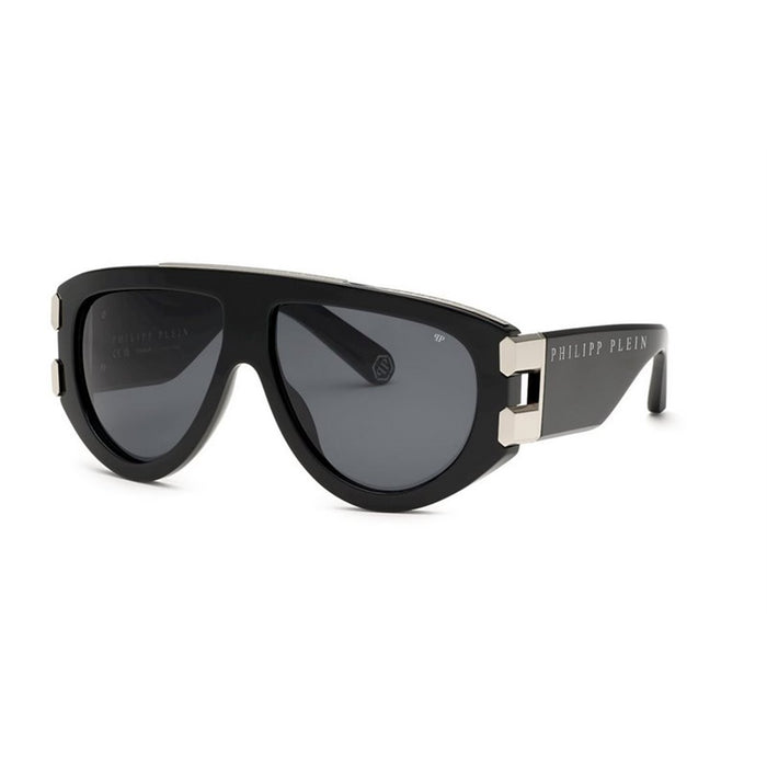 Philipp Plein Black Acetate+Metal Sunglasses