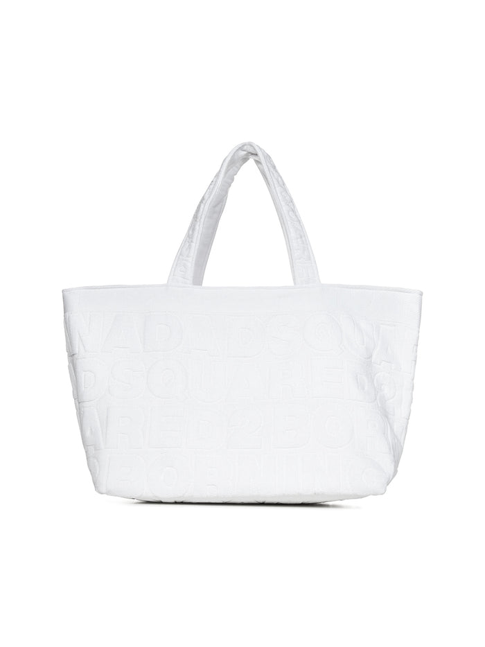 Dsquared2 Twin Beach Logo Shopping Bag