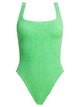 Hunza G Green Polyamide Elastane Swimwear