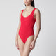 Hunza G Square Red One-Piece Swimsuit