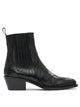 Sartore Black Rubber Ankle Boots