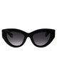 Roberto Cavalli Black Acetate Sunglasses