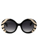 Roberto Cavalli Black Acetate Sunglasses