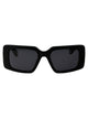 Roberto Cavalli Black Acetate Sunglasses