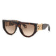 Roberto Cavalli Havana Acetate And Metal Sunglasses